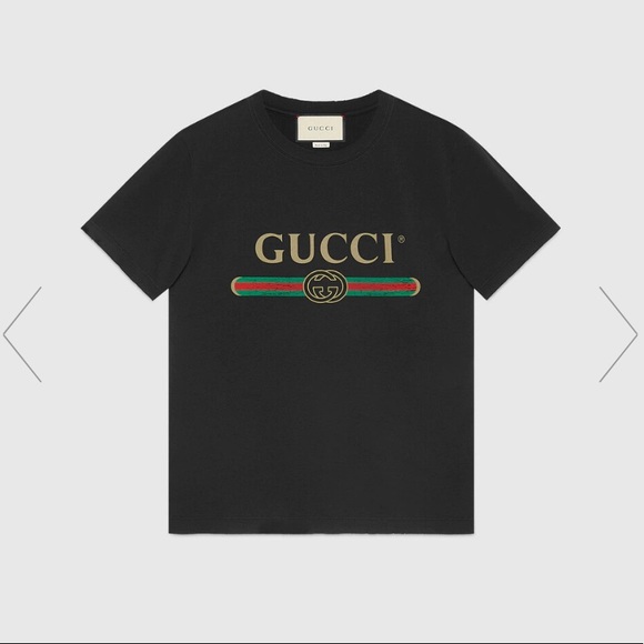 Oversized washed Gucci logo tee. Size small (fits like medium) - Picture 1 of 1